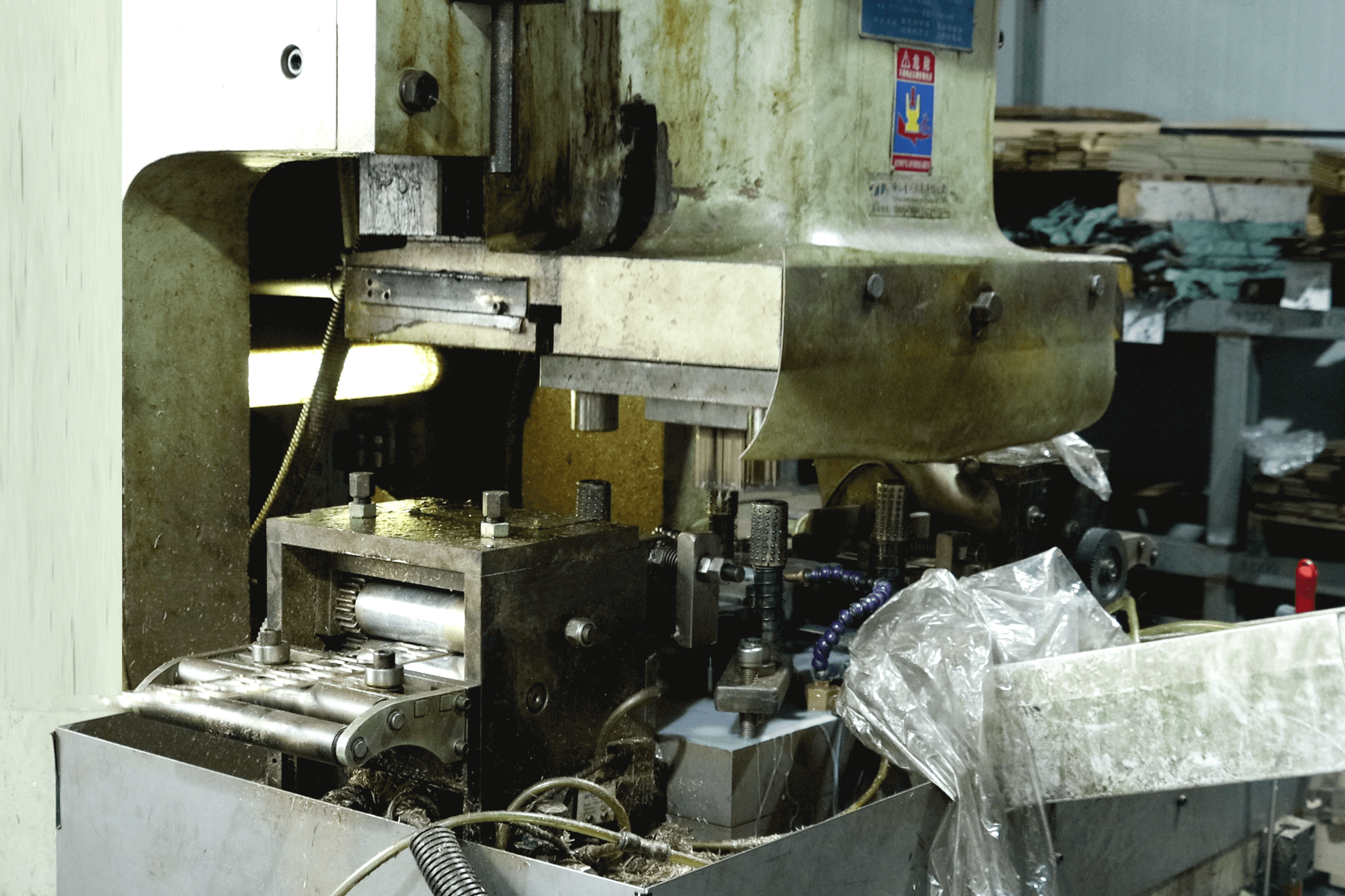 lock cylinder punching key machine