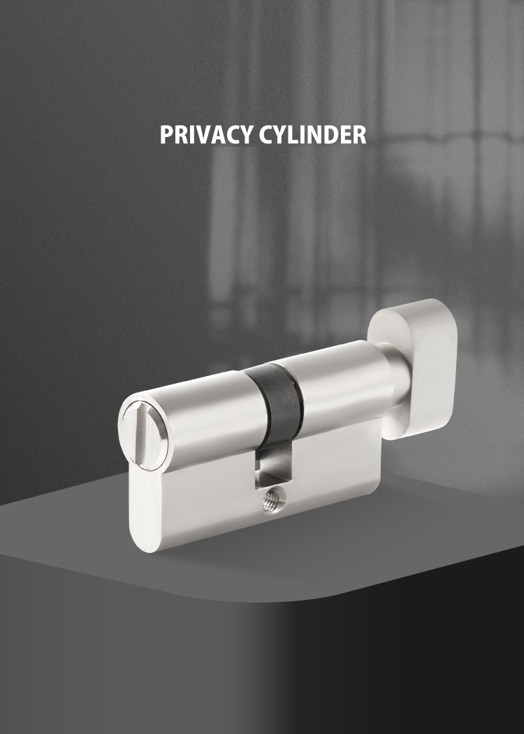 profile privacy lock cylinder with thumbturn